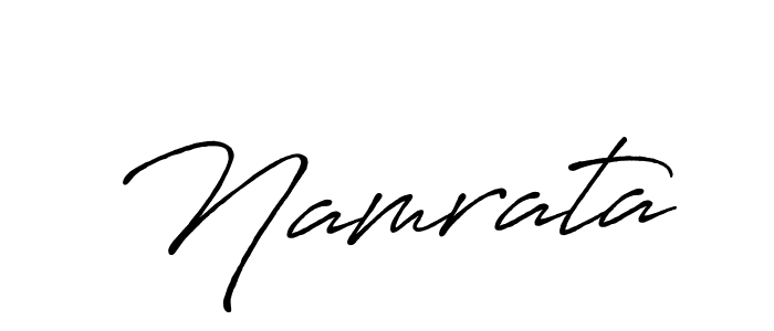 Namrata stylish signature style. Best Handwritten Sign (Antro_Vectra_Bolder) for my name. Handwritten Signature Collection Ideas for my name Namrata. Namrata signature style 7 images and pictures png