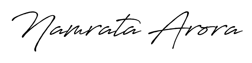 Similarly Antro_Vectra_Bolder is the best handwritten signature design. Signature creator online. You can use it as an online autograph creator for name Namrata Arora. Namrata Arora signature style 7 images and pictures png