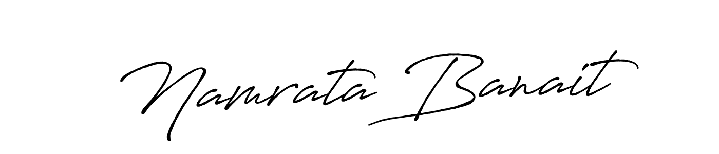 It looks lik you need a new signature style for name Namrata Banait. Design unique handwritten (Antro_Vectra_Bolder) signature with our free signature maker in just a few clicks. Namrata Banait signature style 7 images and pictures png