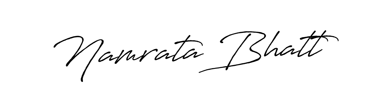 How to Draw Namrata Bhatt signature style? Antro_Vectra_Bolder is a latest design signature styles for name Namrata Bhatt. Namrata Bhatt signature style 7 images and pictures png