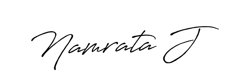 Make a beautiful signature design for name Namrata J. Use this online signature maker to create a handwritten signature for free. Namrata J signature style 7 images and pictures png