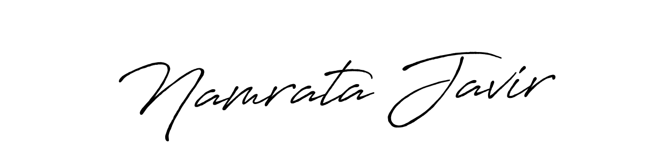 You should practise on your own different ways (Antro_Vectra_Bolder) to write your name (Namrata Javir) in signature. don't let someone else do it for you. Namrata Javir signature style 7 images and pictures png