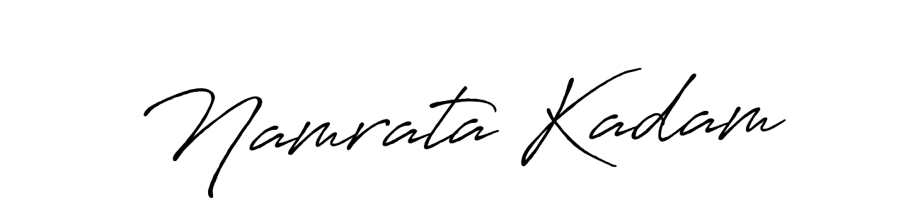 Also we have Namrata Kadam name is the best signature style. Create professional handwritten signature collection using Antro_Vectra_Bolder autograph style. Namrata Kadam signature style 7 images and pictures png