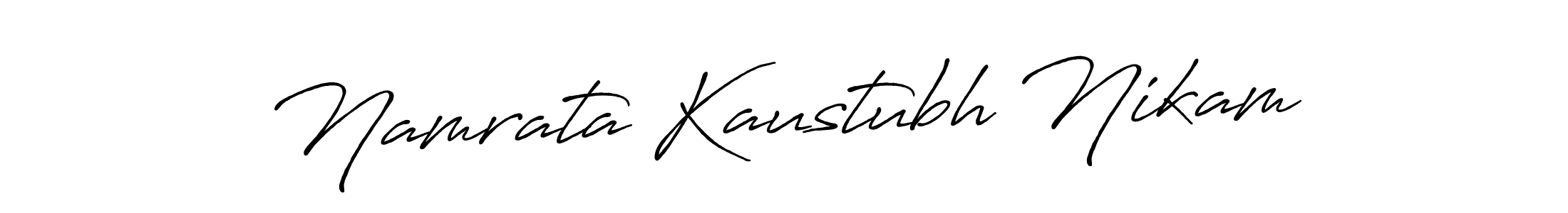 This is the best signature style for the Namrata Kaustubh Nikam name. Also you like these signature font (Antro_Vectra_Bolder). Mix name signature. Namrata Kaustubh Nikam signature style 7 images and pictures png