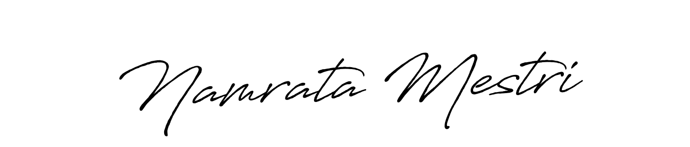 Also You can easily find your signature by using the search form. We will create Namrata Mestri name handwritten signature images for you free of cost using Antro_Vectra_Bolder sign style. Namrata Mestri signature style 7 images and pictures png