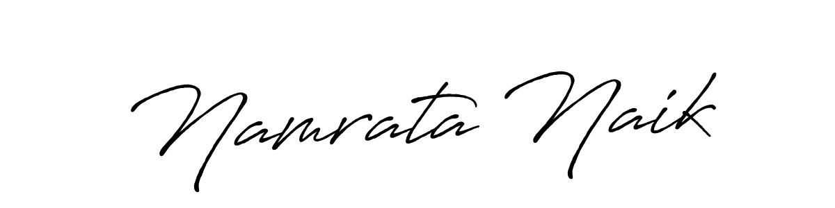 Namrata Naik stylish signature style. Best Handwritten Sign (Antro_Vectra_Bolder) for my name. Handwritten Signature Collection Ideas for my name Namrata Naik. Namrata Naik signature style 7 images and pictures png