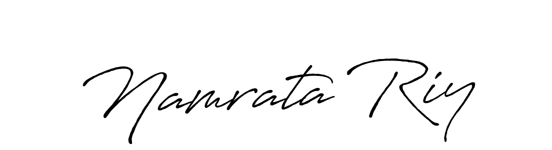 It looks lik you need a new signature style for name Namrata Riy. Design unique handwritten (Antro_Vectra_Bolder) signature with our free signature maker in just a few clicks. Namrata Riy signature style 7 images and pictures png