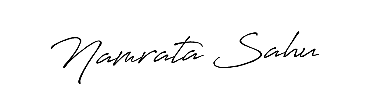 Namrata Sahu stylish signature style. Best Handwritten Sign (Antro_Vectra_Bolder) for my name. Handwritten Signature Collection Ideas for my name Namrata Sahu. Namrata Sahu signature style 7 images and pictures png
