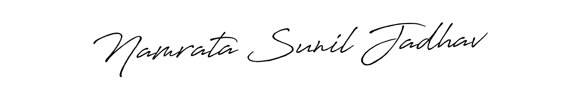 Make a short Namrata Sunil Jadhav signature style. Manage your documents anywhere anytime using Antro_Vectra_Bolder. Create and add eSignatures, submit forms, share and send files easily. Namrata Sunil Jadhav signature style 7 images and pictures png