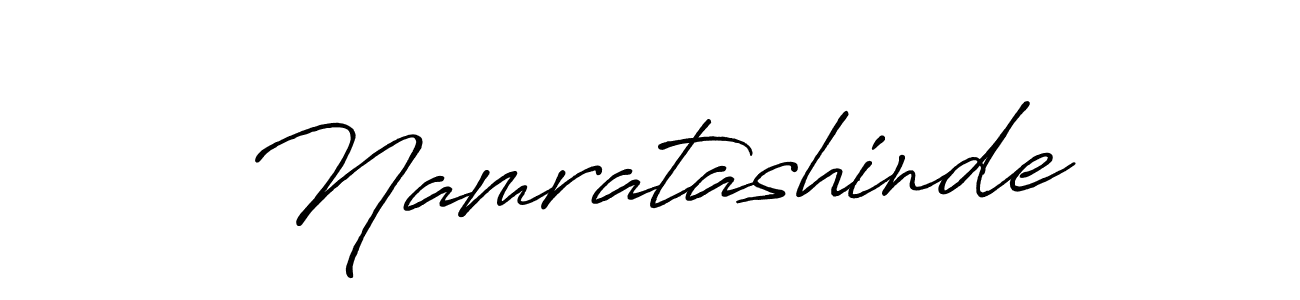Design your own signature with our free online signature maker. With this signature software, you can create a handwritten (Antro_Vectra_Bolder) signature for name Namratashinde. Namratashinde signature style 7 images and pictures png
