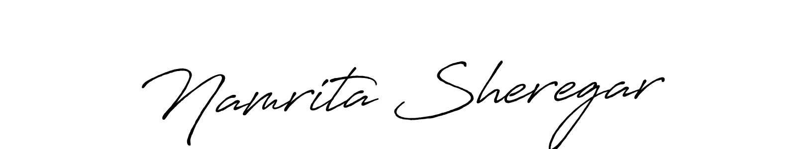 Make a short Namrita Sheregar signature style. Manage your documents anywhere anytime using Antro_Vectra_Bolder. Create and add eSignatures, submit forms, share and send files easily. Namrita Sheregar signature style 7 images and pictures png