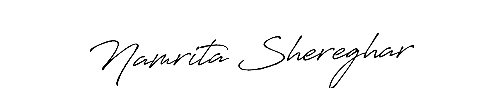 Make a short Namrita Shereghar signature style. Manage your documents anywhere anytime using Antro_Vectra_Bolder. Create and add eSignatures, submit forms, share and send files easily. Namrita Shereghar signature style 7 images and pictures png