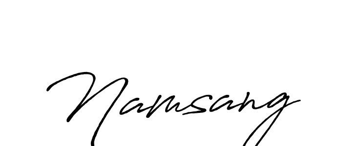 How to make Namsang name signature. Use Antro_Vectra_Bolder style for creating short signs online. This is the latest handwritten sign. Namsang signature style 7 images and pictures png