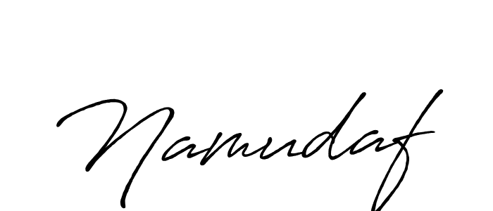 Also You can easily find your signature by using the search form. We will create Namudaf name handwritten signature images for you free of cost using Antro_Vectra_Bolder sign style. Namudaf signature style 7 images and pictures png