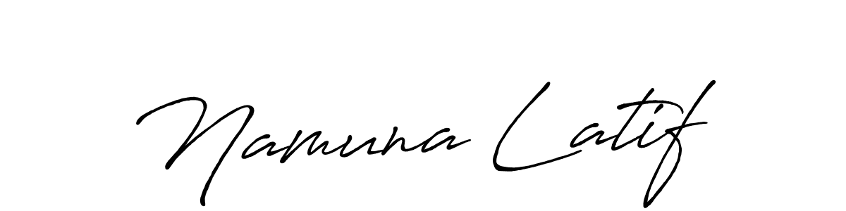 This is the best signature style for the Namuna Latif name. Also you like these signature font (Antro_Vectra_Bolder). Mix name signature. Namuna Latif signature style 7 images and pictures png