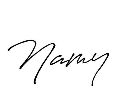 Once you've used our free online signature maker to create your best signature Antro_Vectra_Bolder style, it's time to enjoy all of the benefits that Namy name signing documents. Namy signature style 7 images and pictures png