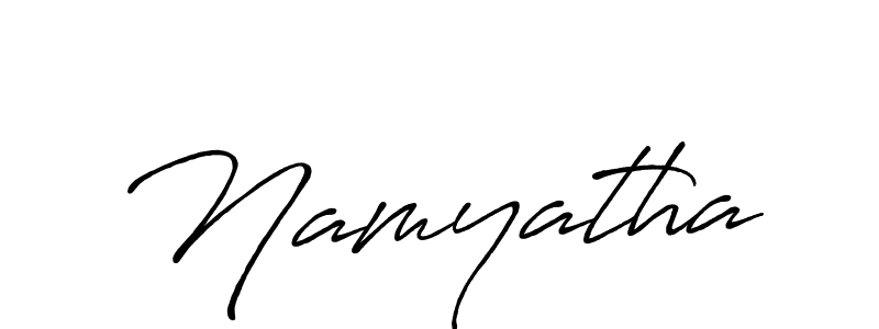 The best way (Antro_Vectra_Bolder) to make a short signature is to pick only two or three words in your name. The name Namyatha include a total of six letters. For converting this name. Namyatha signature style 7 images and pictures png