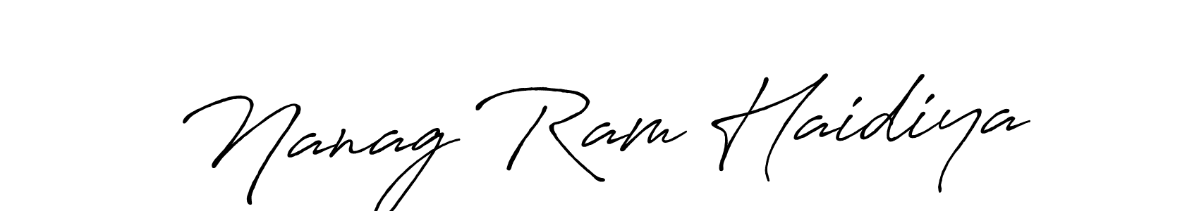 Similarly Antro_Vectra_Bolder is the best handwritten signature design. Signature creator online .You can use it as an online autograph creator for name Nanag Ram Haidiya. Nanag Ram Haidiya signature style 7 images and pictures png