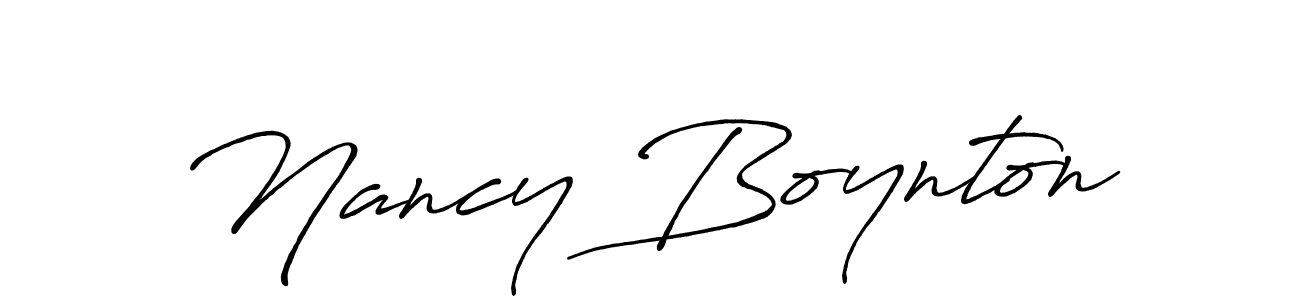 Antro_Vectra_Bolder is a professional signature style that is perfect for those who want to add a touch of class to their signature. It is also a great choice for those who want to make their signature more unique. Get Nancy Boynton name to fancy signature for free. Nancy Boynton signature style 7 images and pictures png