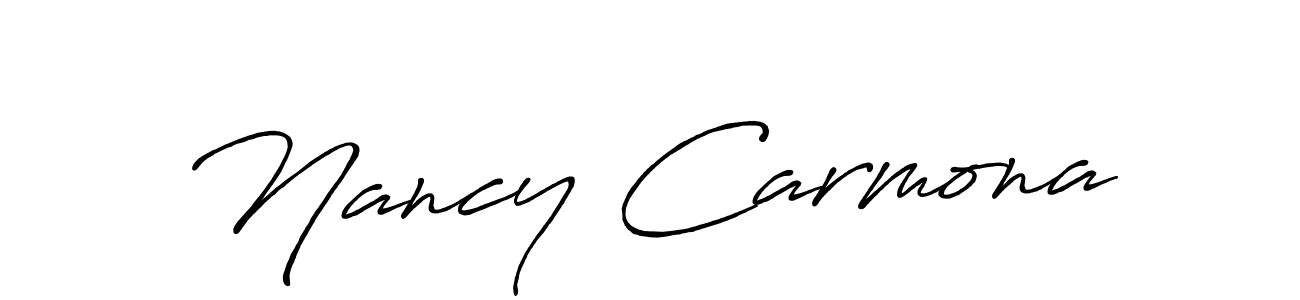 Make a short Nancy Carmona signature style. Manage your documents anywhere anytime using Antro_Vectra_Bolder. Create and add eSignatures, submit forms, share and send files easily. Nancy Carmona signature style 7 images and pictures png