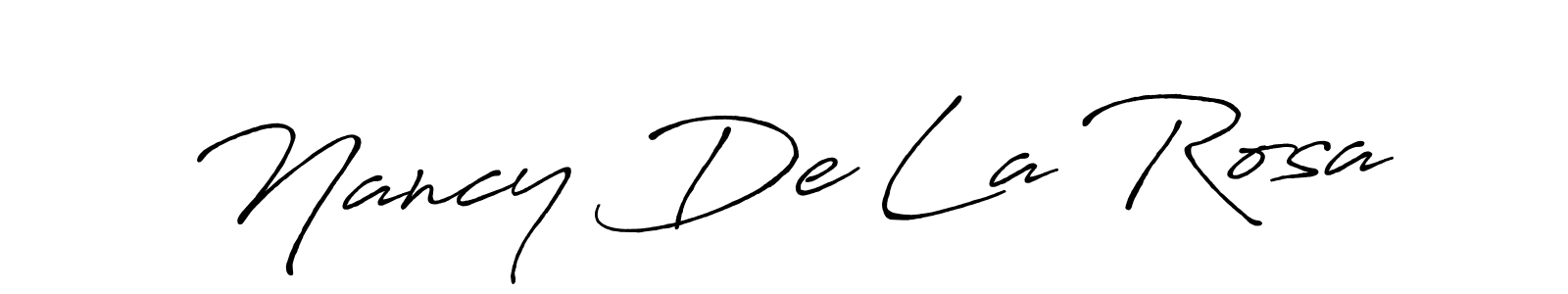 Here are the top 10 professional signature styles for the name Nancy De La Rosa. These are the best autograph styles you can use for your name. Nancy De La Rosa signature style 7 images and pictures png