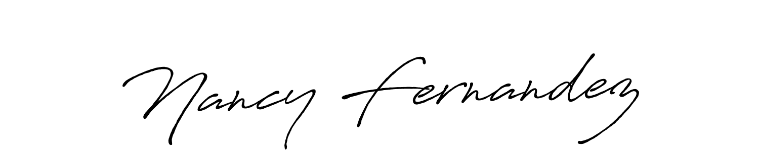 Also You can easily find your signature by using the search form. We will create Nancy Fernandez name handwritten signature images for you free of cost using Antro_Vectra_Bolder sign style. Nancy Fernandez signature style 7 images and pictures png