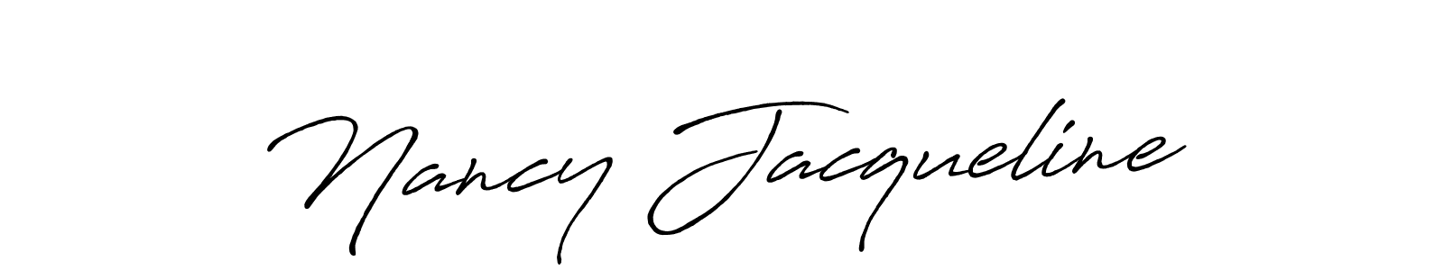 Antro_Vectra_Bolder is a professional signature style that is perfect for those who want to add a touch of class to their signature. It is also a great choice for those who want to make their signature more unique. Get Nancy Jacqueline name to fancy signature for free. Nancy Jacqueline signature style 7 images and pictures png