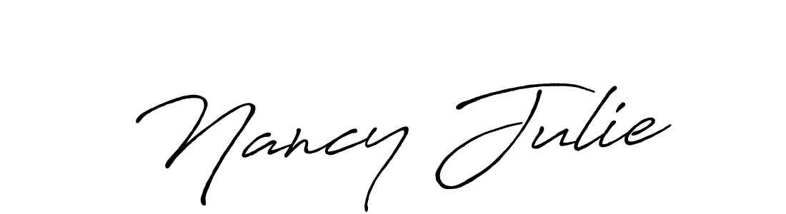 This is the best signature style for the Nancy Julie name. Also you like these signature font (Antro_Vectra_Bolder). Mix name signature. Nancy Julie signature style 7 images and pictures png