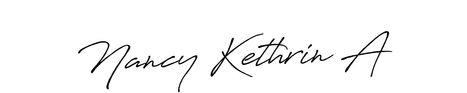 Best and Professional Signature Style for Nancy Kethrin A. Antro_Vectra_Bolder Best Signature Style Collection. Nancy Kethrin A signature style 7 images and pictures png