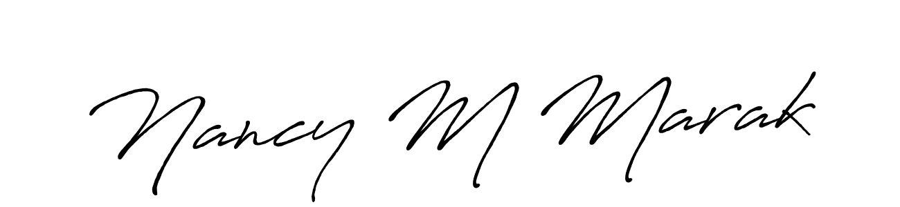 This is the best signature style for the Nancy M Marak name. Also you like these signature font (Antro_Vectra_Bolder). Mix name signature. Nancy M Marak signature style 7 images and pictures png