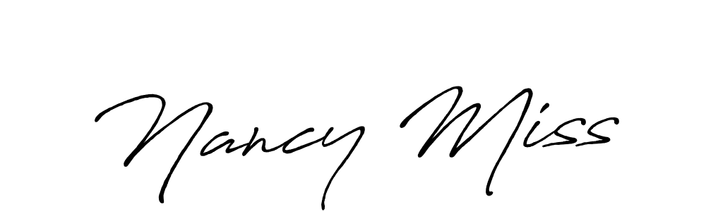 You should practise on your own different ways (Antro_Vectra_Bolder) to write your name (Nancy Miss) in signature. don't let someone else do it for you. Nancy Miss signature style 7 images and pictures png