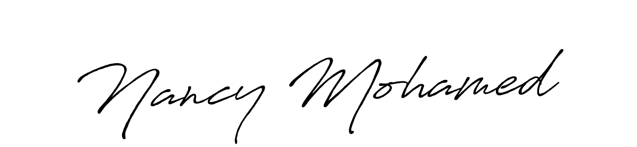 Also we have Nancy Mohamed name is the best signature style. Create professional handwritten signature collection using Antro_Vectra_Bolder autograph style. Nancy Mohamed signature style 7 images and pictures png