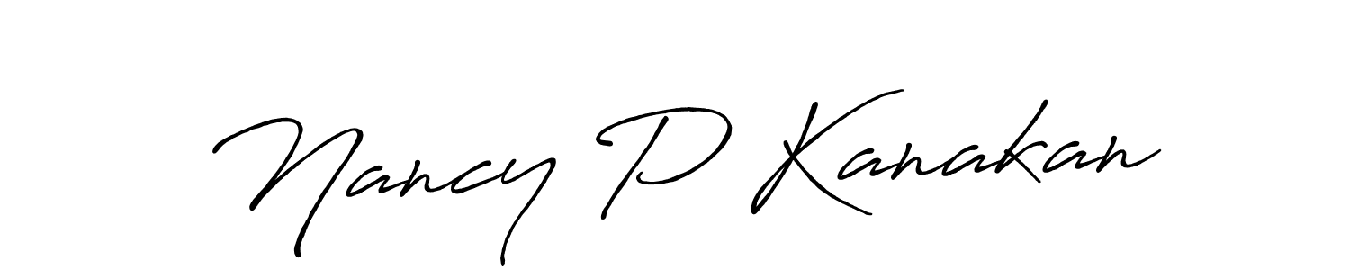 Make a beautiful signature design for name Nancy P Kanakan. Use this online signature maker to create a handwritten signature for free. Nancy P Kanakan signature style 7 images and pictures png