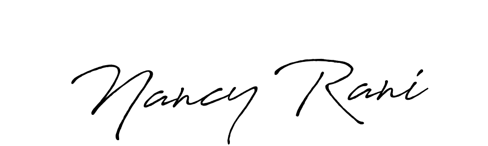 You can use this online signature creator to create a handwritten signature for the name Nancy Rani. This is the best online autograph maker. Nancy Rani signature style 7 images and pictures png