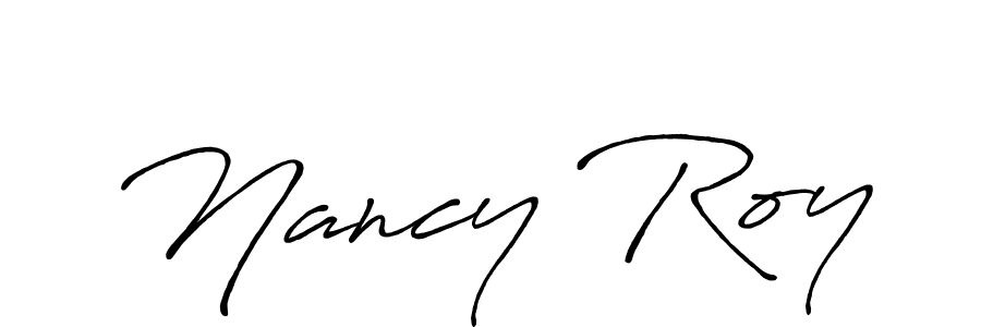 The best way (Antro_Vectra_Bolder) to make a short signature is to pick only two or three words in your name. The name Nancy Roy include a total of six letters. For converting this name. Nancy Roy signature style 7 images and pictures png