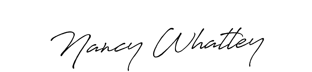 Similarly Antro_Vectra_Bolder is the best handwritten signature design. Signature creator online .You can use it as an online autograph creator for name Nancy Whatley. Nancy Whatley signature style 7 images and pictures png