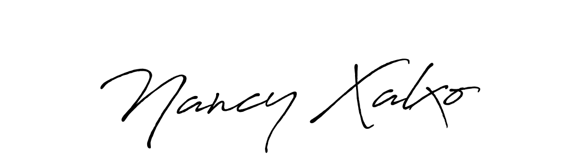 Make a beautiful signature design for name Nancy Xalxo. Use this online signature maker to create a handwritten signature for free. Nancy Xalxo signature style 7 images and pictures png