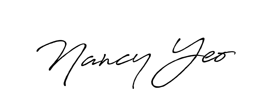 You can use this online signature creator to create a handwritten signature for the name Nancy Yeo. This is the best online autograph maker. Nancy Yeo signature style 7 images and pictures png