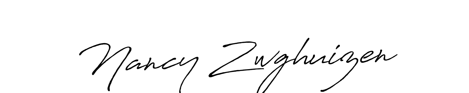 Nancy Zwghuizen stylish signature style. Best Handwritten Sign (Antro_Vectra_Bolder) for my name. Handwritten Signature Collection Ideas for my name Nancy Zwghuizen. Nancy Zwghuizen signature style 7 images and pictures png