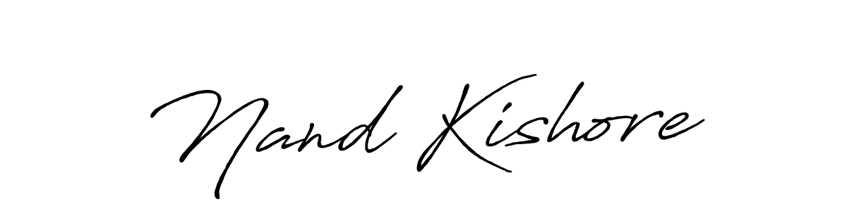 You should practise on your own different ways (Antro_Vectra_Bolder) to write your name (Nand Kishore) in signature. don't let someone else do it for you. Nand Kishore signature style 7 images and pictures png