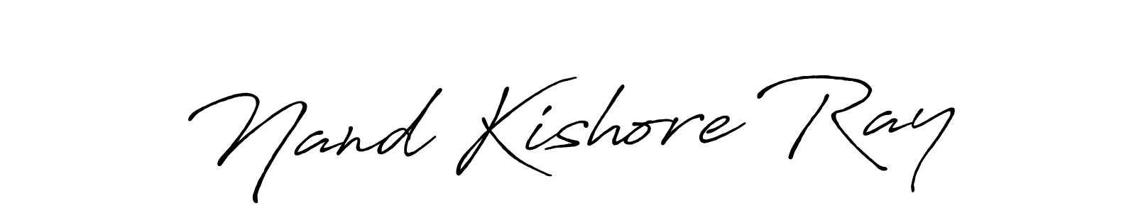 Design your own signature with our free online signature maker. With this signature software, you can create a handwritten (Antro_Vectra_Bolder) signature for name Nand Kishore Ray. Nand Kishore Ray signature style 7 images and pictures png