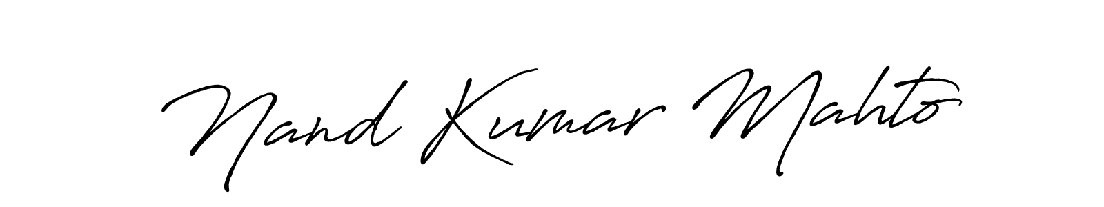 Once you've used our free online signature maker to create your best signature Antro_Vectra_Bolder style, it's time to enjoy all of the benefits that Nand Kumar Mahto name signing documents. Nand Kumar Mahto signature style 7 images and pictures png