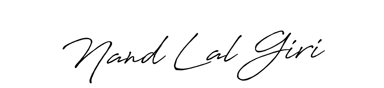 Design your own signature with our free online signature maker. With this signature software, you can create a handwritten (Antro_Vectra_Bolder) signature for name Nand Lal Giri. Nand Lal Giri signature style 7 images and pictures png