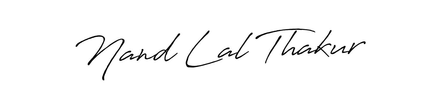 Also You can easily find your signature by using the search form. We will create Nand Lal Thakur name handwritten signature images for you free of cost using Antro_Vectra_Bolder sign style. Nand Lal Thakur signature style 7 images and pictures png