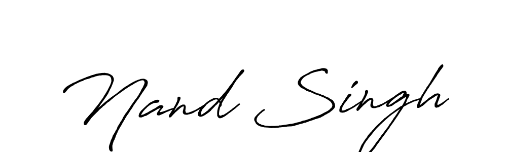 You should practise on your own different ways (Antro_Vectra_Bolder) to write your name (Nand Singh) in signature. don't let someone else do it for you. Nand Singh signature style 7 images and pictures png