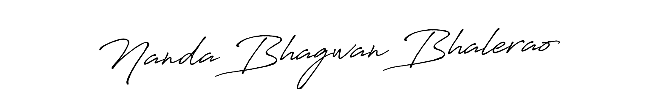 Also we have Nanda Bhagwan Bhalerao name is the best signature style. Create professional handwritten signature collection using Antro_Vectra_Bolder autograph style. Nanda Bhagwan Bhalerao signature style 7 images and pictures png