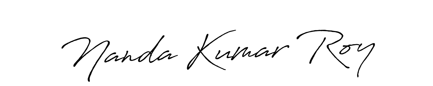 This is the best signature style for the Nanda Kumar Roy name. Also you like these signature font (Antro_Vectra_Bolder). Mix name signature. Nanda Kumar Roy signature style 7 images and pictures png