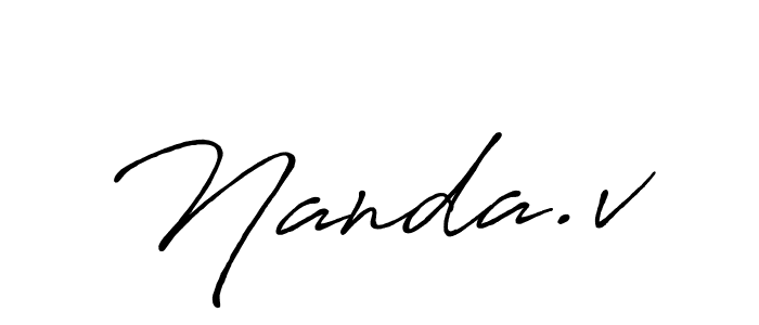This is the best signature style for the Nanda.v name. Also you like these signature font (Antro_Vectra_Bolder). Mix name signature. Nanda.v signature style 7 images and pictures png