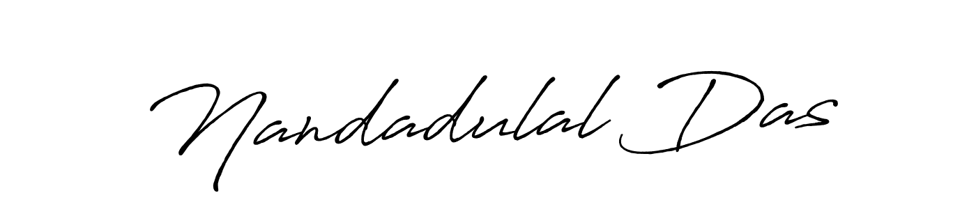 Use a signature maker to create a handwritten signature online. With this signature software, you can design (Antro_Vectra_Bolder) your own signature for name Nandadulal Das. Nandadulal Das signature style 7 images and pictures png