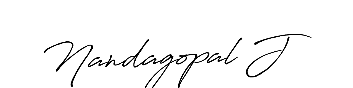 Also we have Nandagopal J name is the best signature style. Create professional handwritten signature collection using Antro_Vectra_Bolder autograph style. Nandagopal J signature style 7 images and pictures png